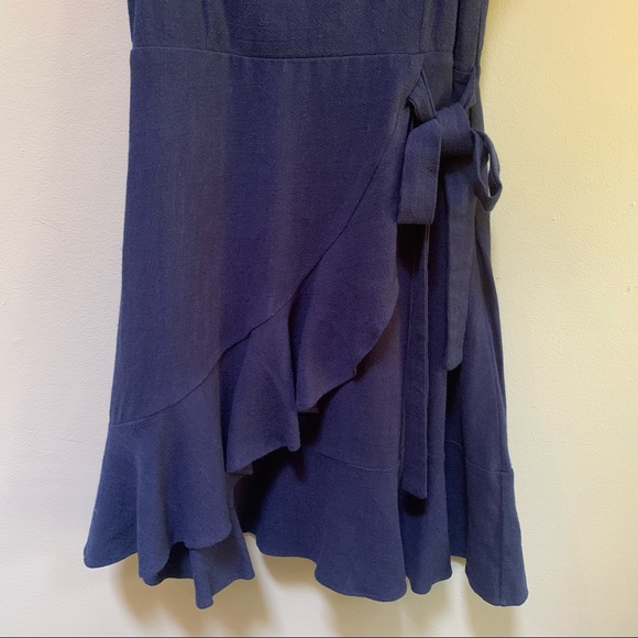 Altar’s State ~Ruffle Blue Mini Dress - Picture 8 of 11